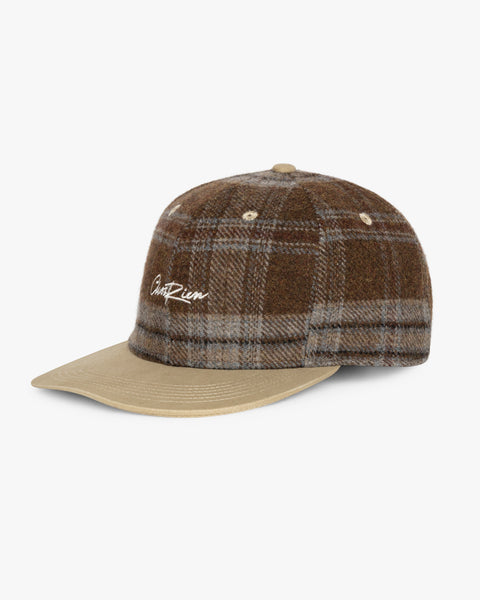 帽子 everyone wool flannel Original logo cap BrownPlaidHatSide_grande.jpg?v