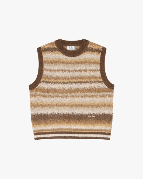 Gradient Stripe Sweater Vest – Chez Rien