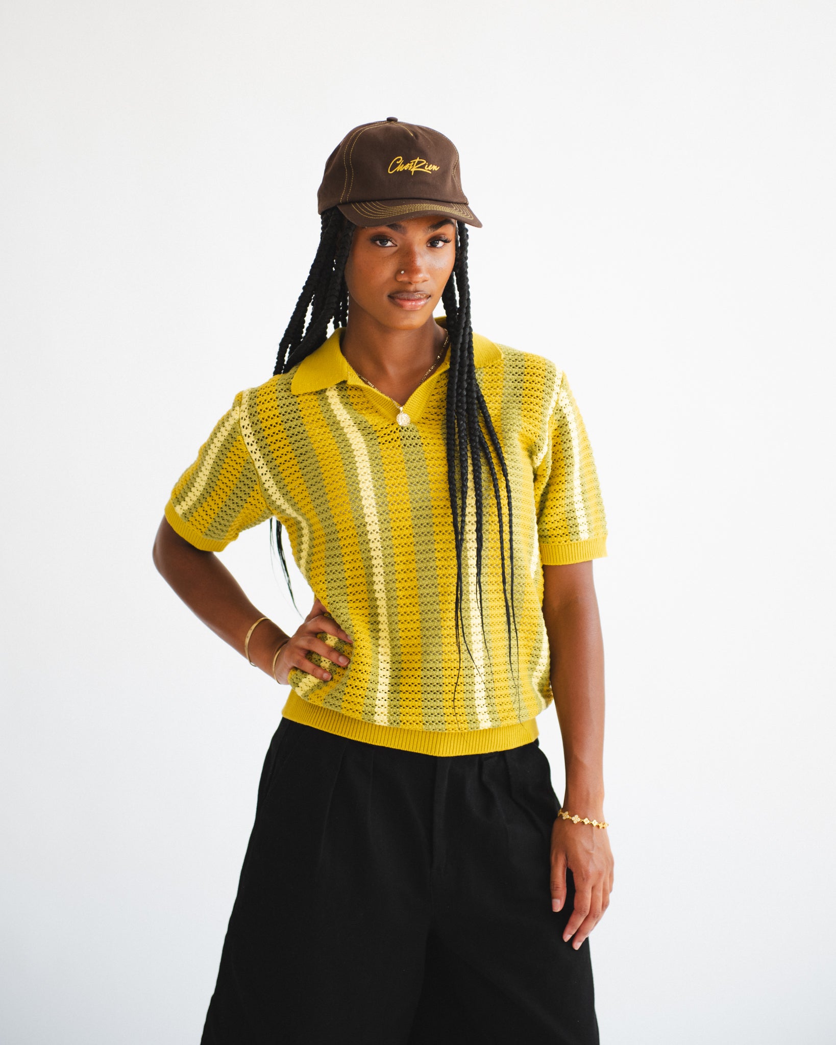 Crochet Johnny Collar Polo – Chez Rien