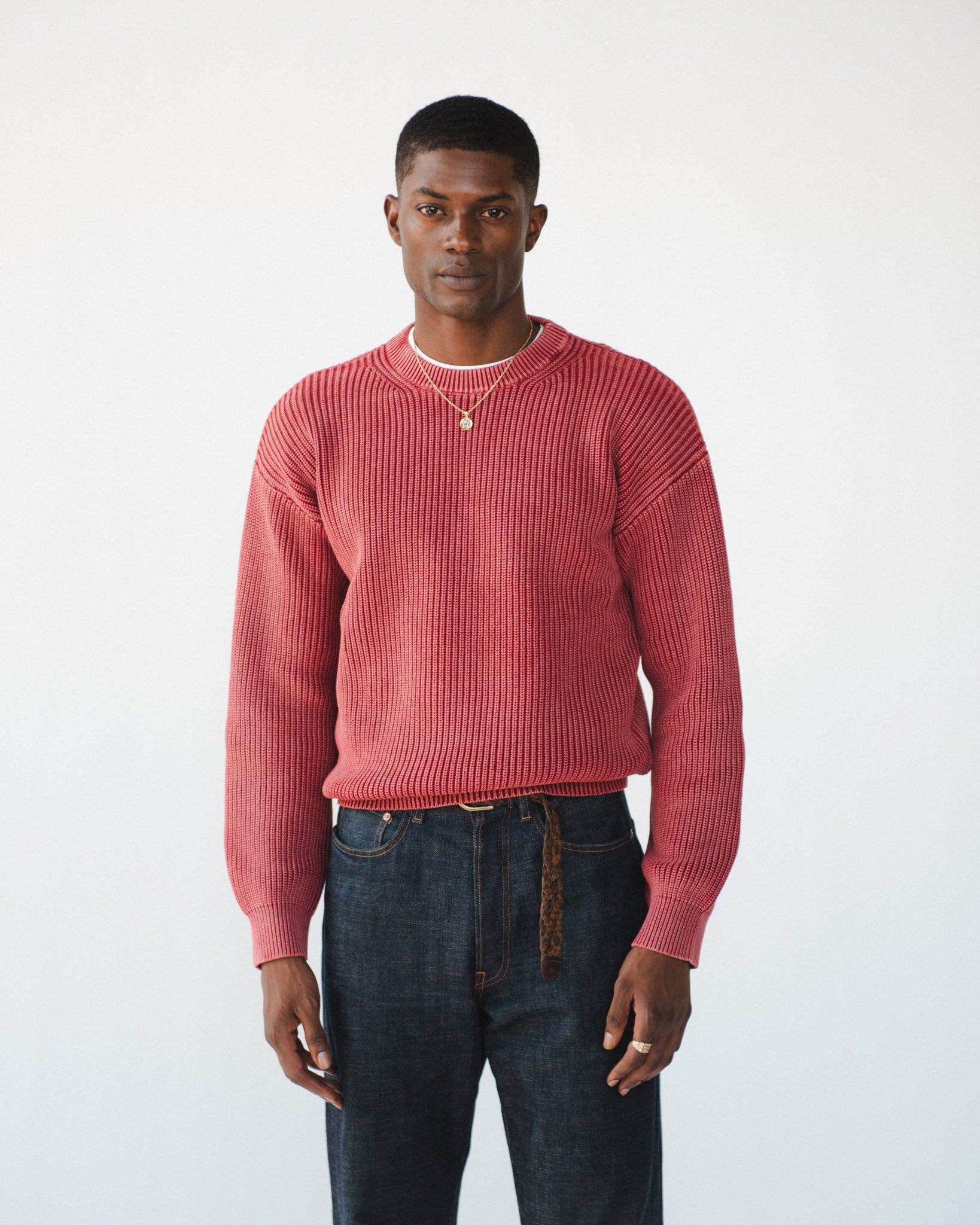 Men's Heavyweight Shaker Sweater | Chez Rien