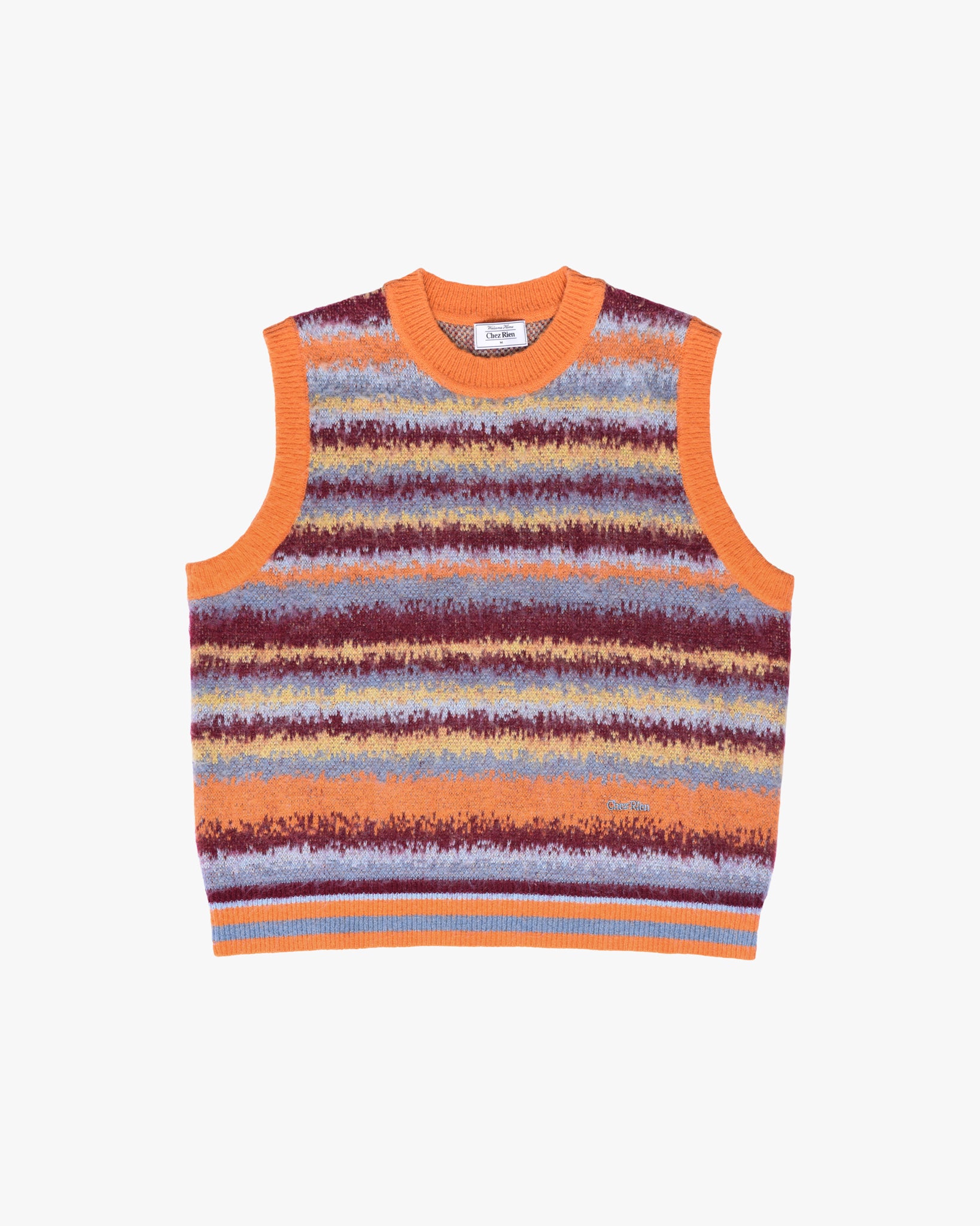 Gradient Stripe Sweater Vest – Chez Rien