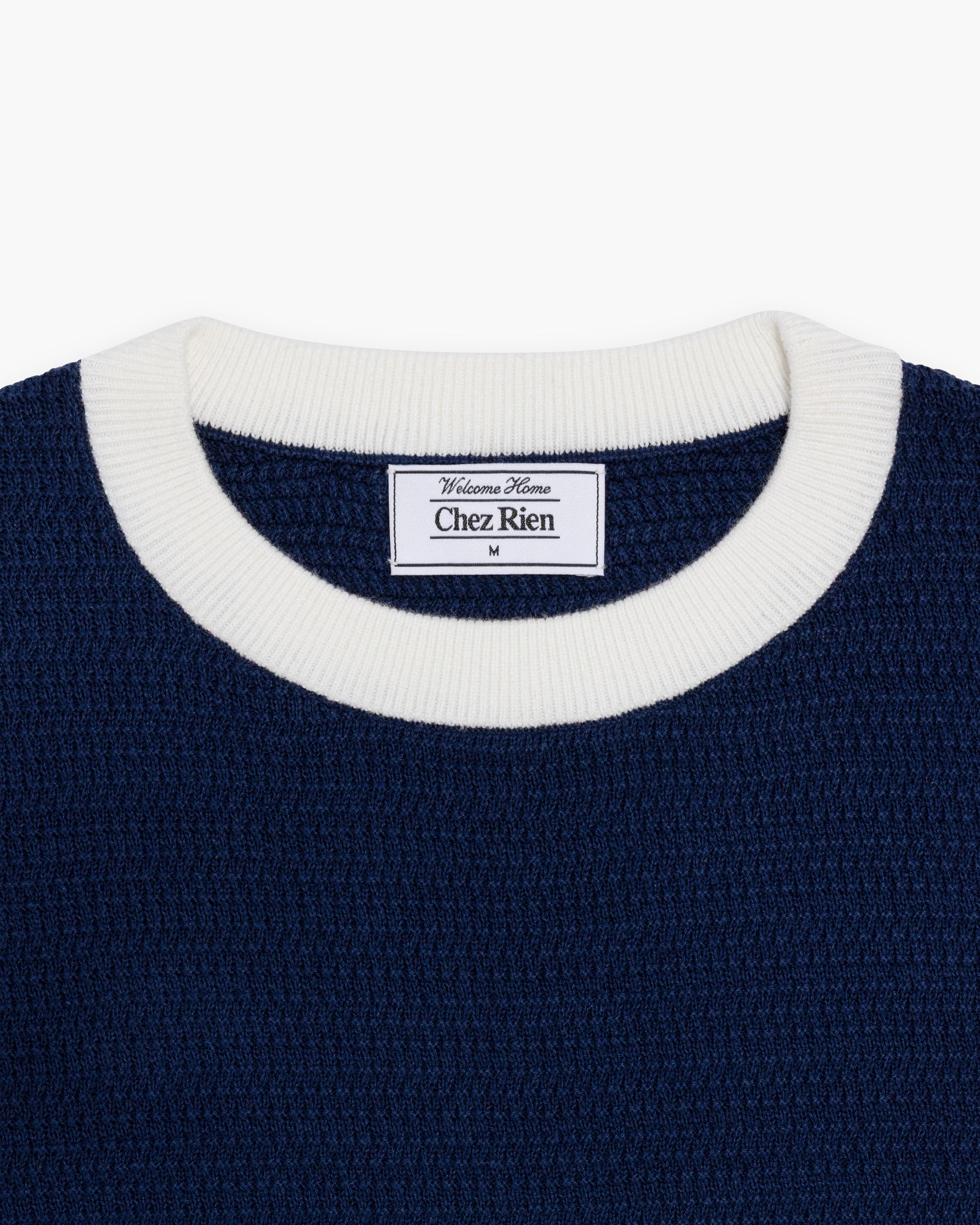 Men's Textured Knit Ringer Tee | Chez Rien